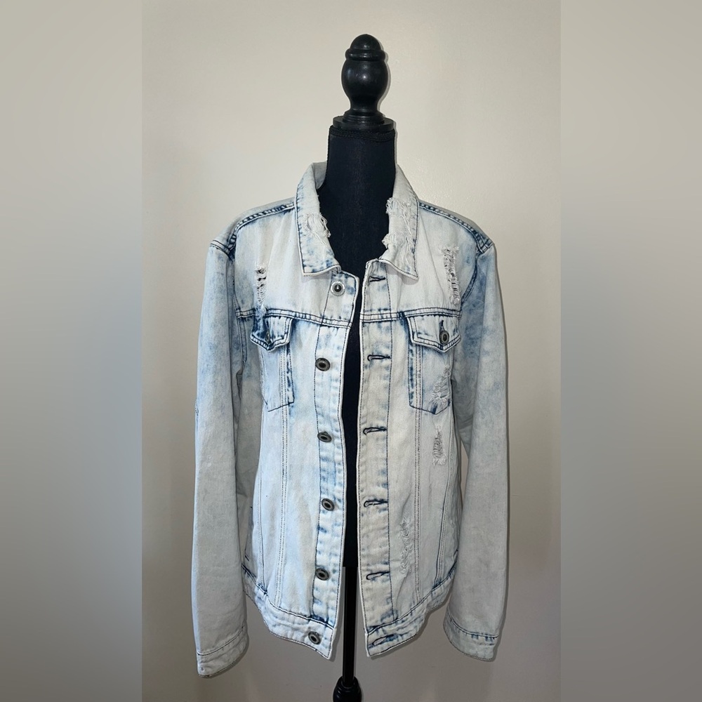 Distressed Jeans Jacket